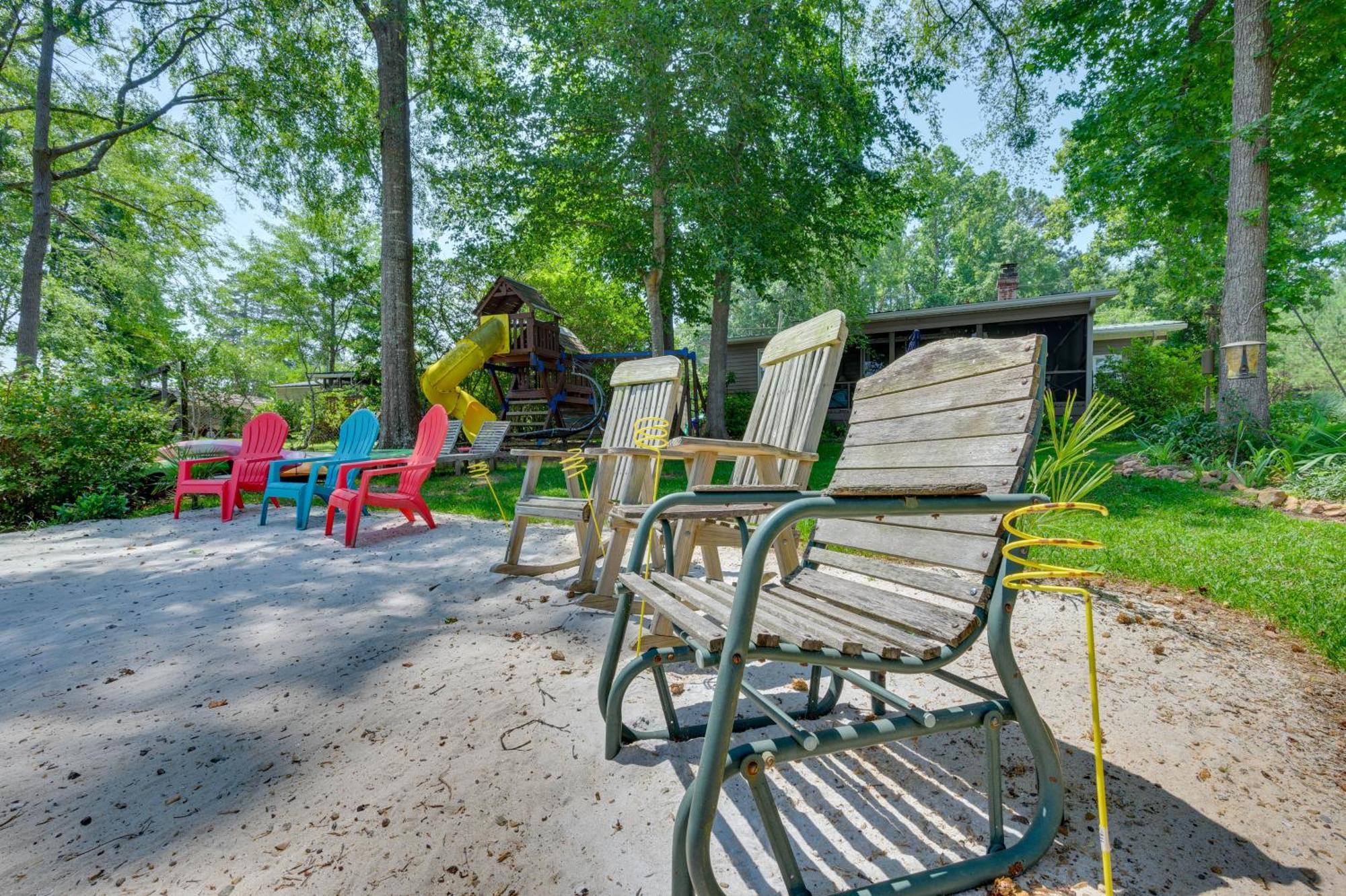 Lake Sinclair Crooked Creek Cottage With Fire Pit! Eatonton Exterior foto